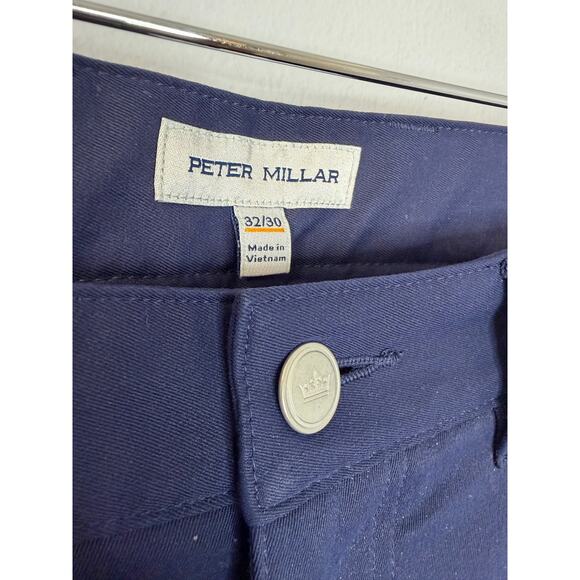 Peter Millar Performance 5-Pocket Core Pant Blue Stretch Men's 32x30 - Picture 8 of 14